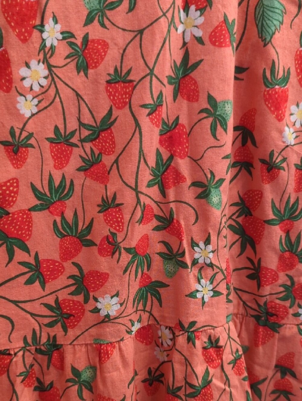 Joanie Women's Square-Neck Dress With Strawberry Print - Picture 4 of 8